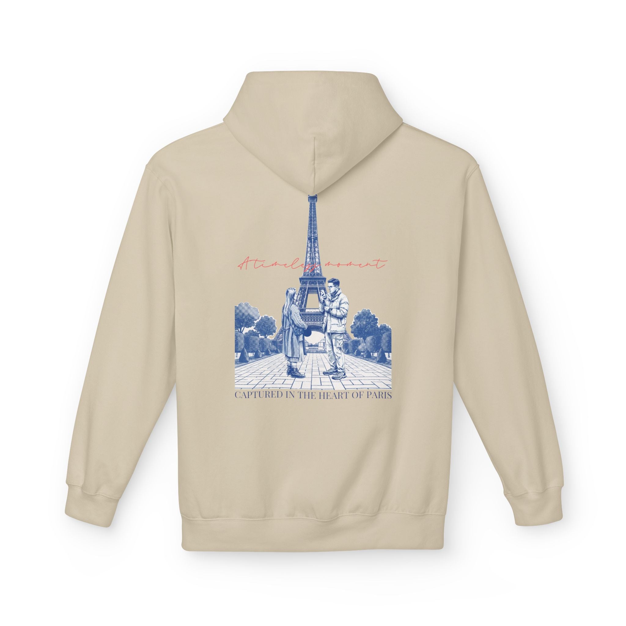 Paris Eiffel Tower Hoodie | Romantic Travel Graphic Sweatshirt