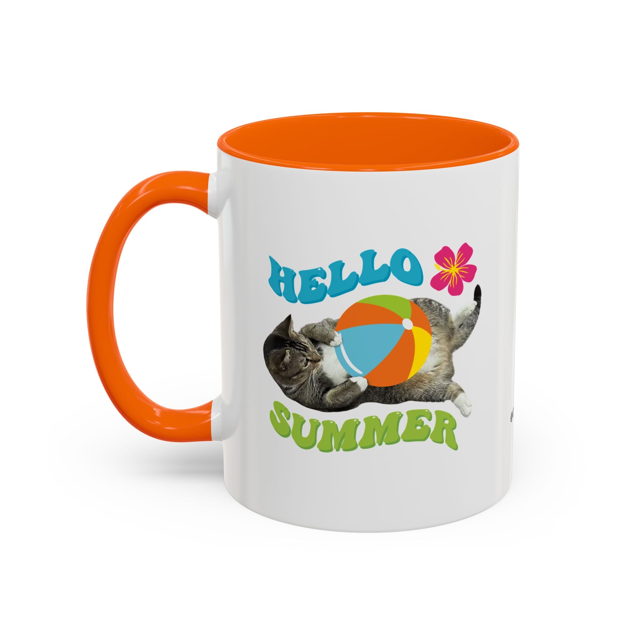 Retro Custom Cat Mug | Personalized Pet Photo Coffee Cup With Custom Text