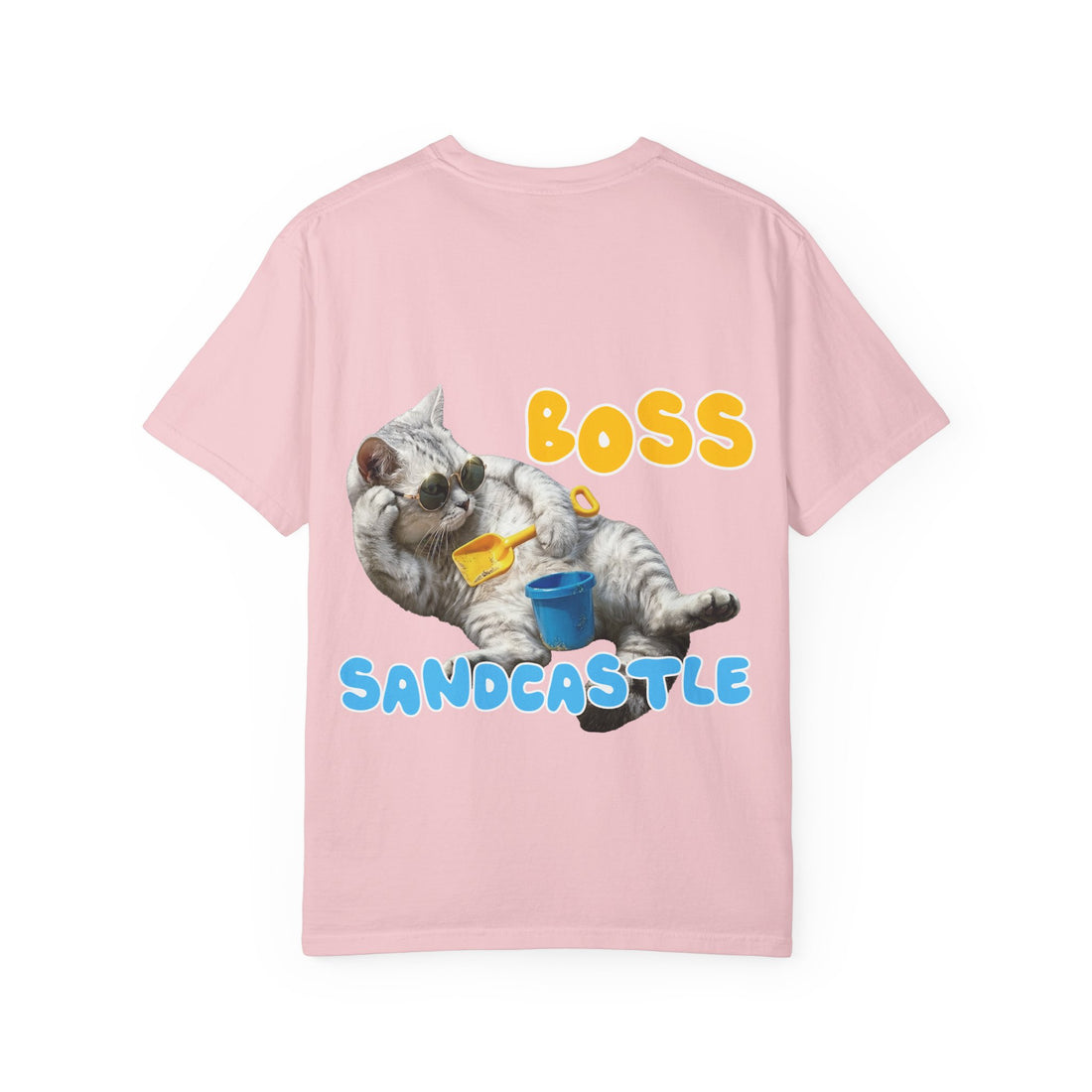 Custom Cat Summer T-Shirt - Funny Beach Cat Tee, Cat Lover Gift
