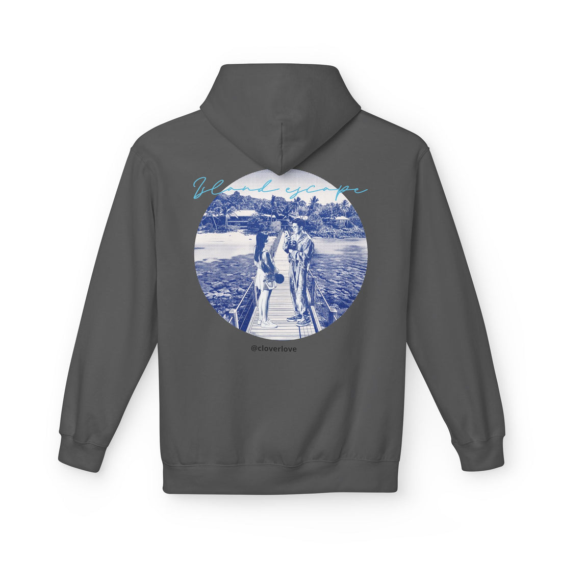 Kapuzenpulli für den Tropenurlaub | Romantisches Strandreise-Grafik-Sweatshirt
