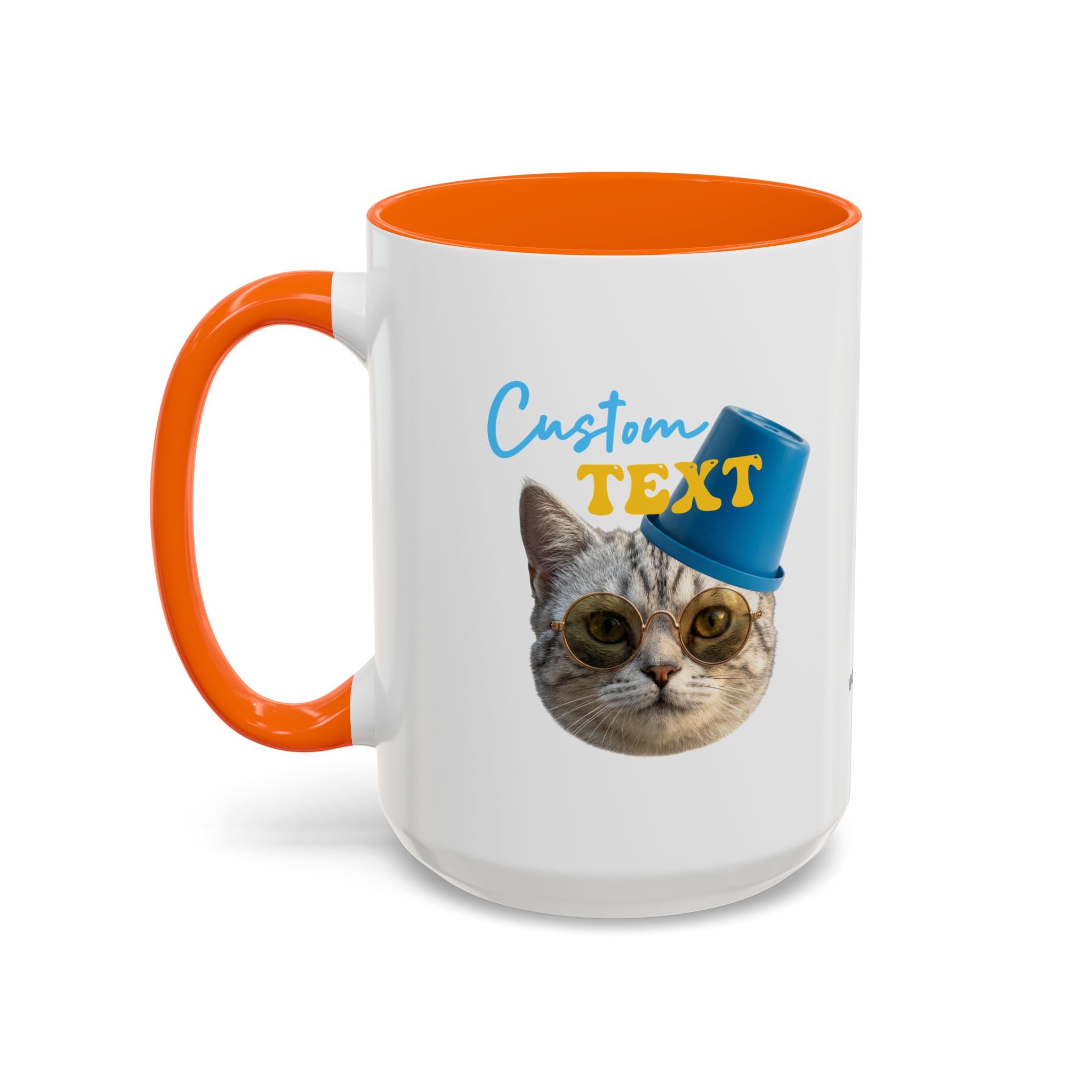 Funny Summer Cat Mug | Personalized Beach Cat Coffee Cup With Custom Text