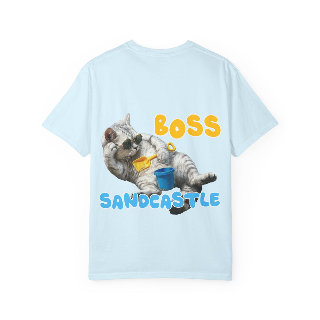 Custom Cat Summer T-Shirt - Funny Beach Cat Tee, Cat Lover Gift