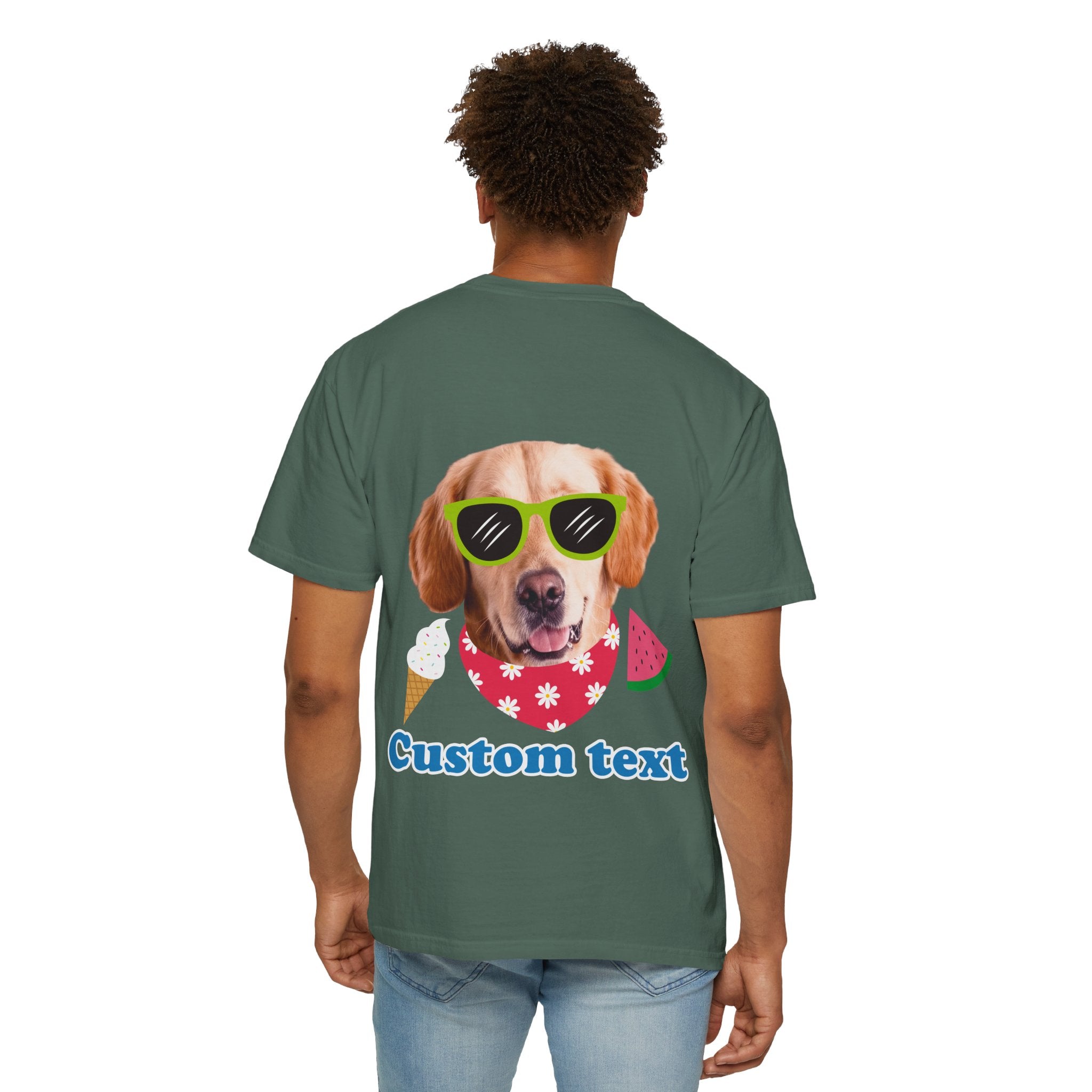 Custom Dog Summer T-Shirt - Funny Beach Dog Tee, Dog Lover Gift