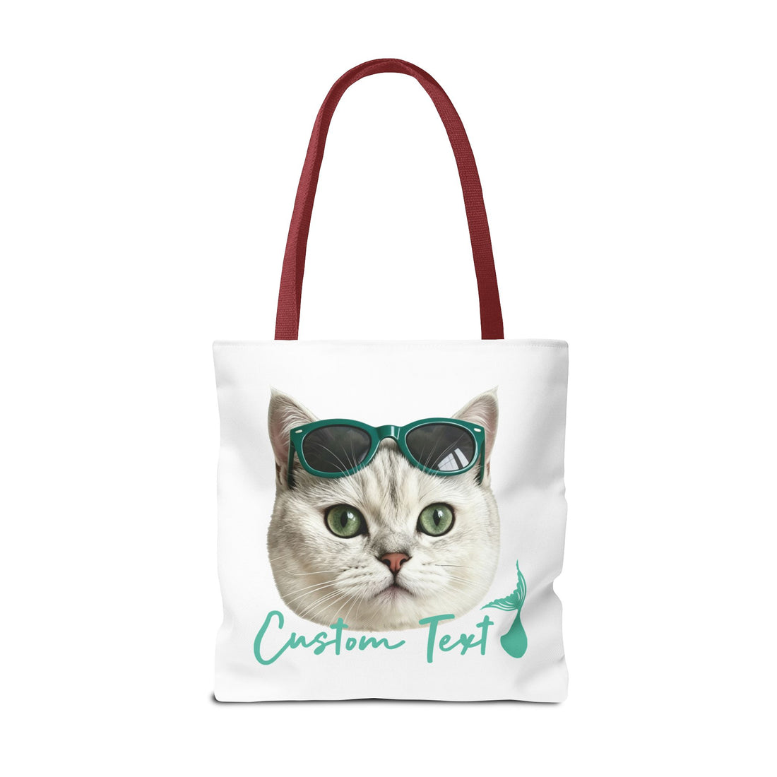 Custom Cat Tote Bag | Personalized Cat Photo Summer Canvas Bag