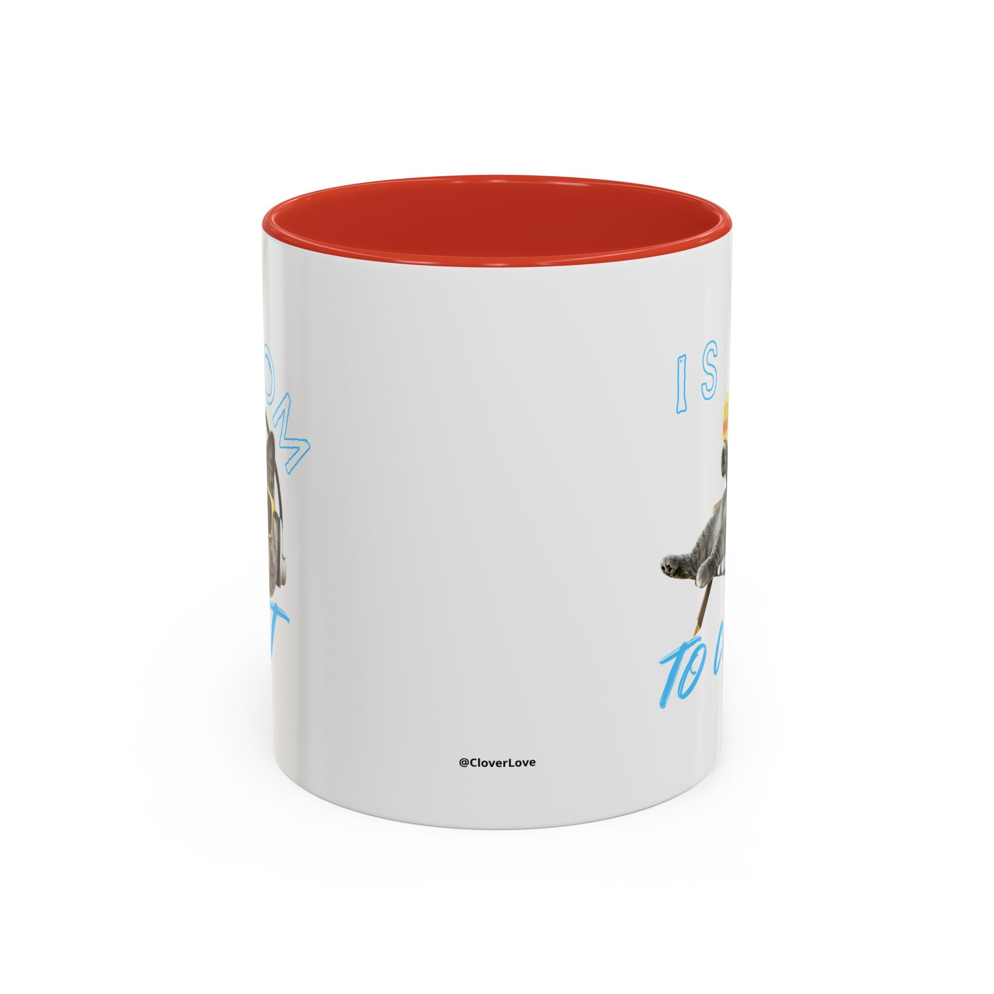 Chill Cat Sommerbecher | Personalisierte Katzenfoto-Kaffeetasse mit individuellem Text