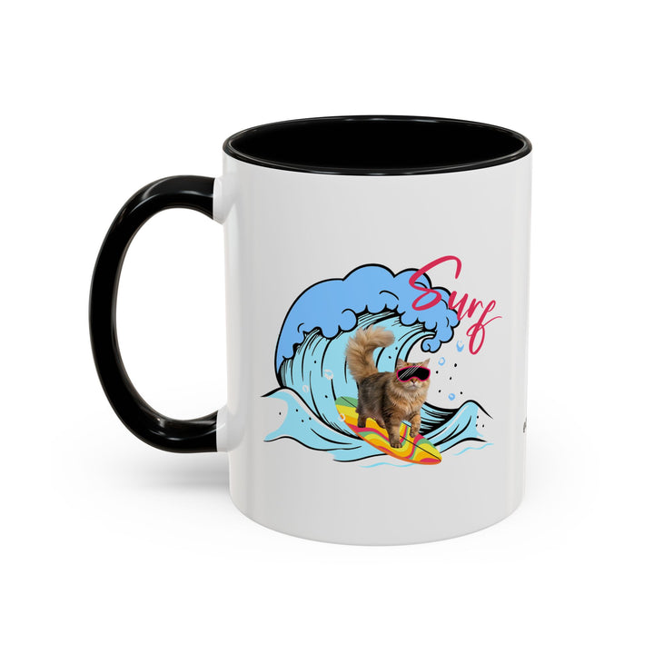 Summer Diving Dog Mug | Personalized Dog Photo Coffee Cup With Custom Text