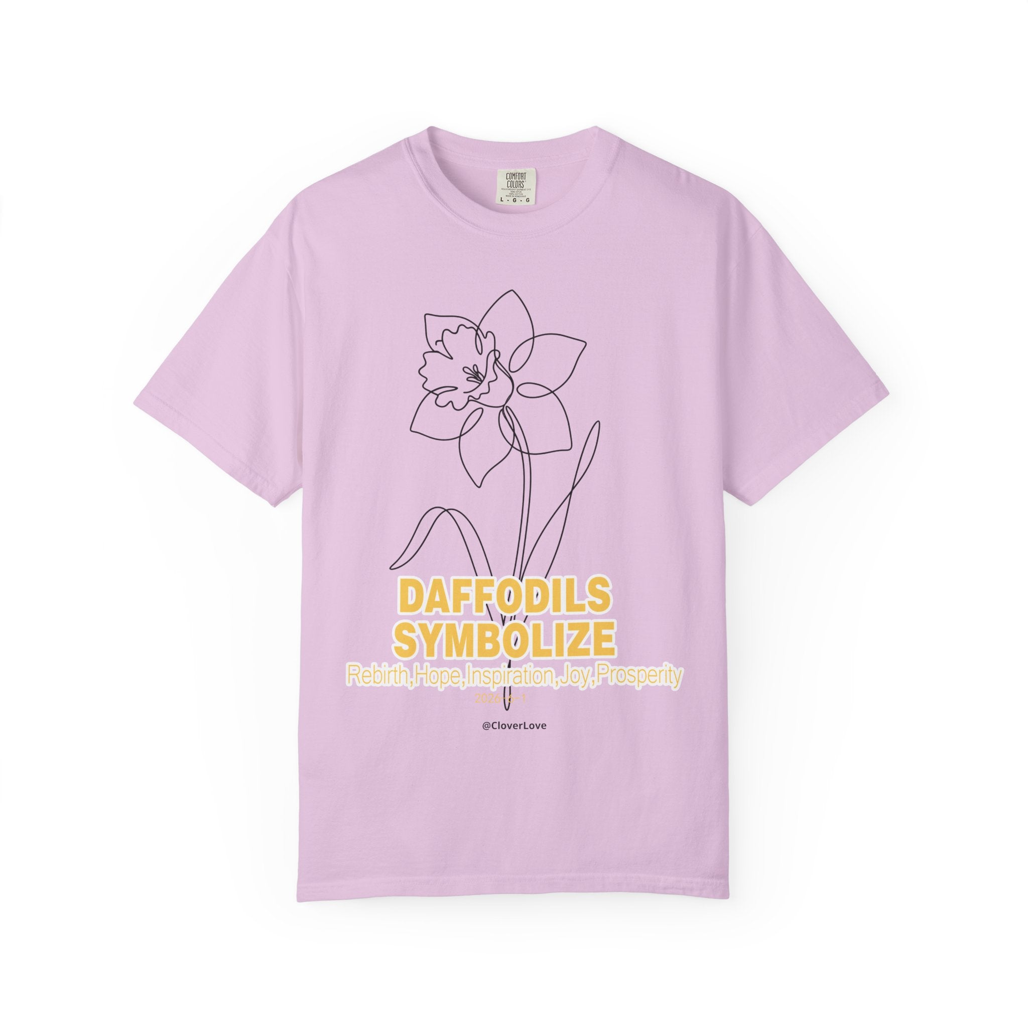 Daffodil Flower T-Shirt - Botanical Graphic Shirt for Flower Lovers