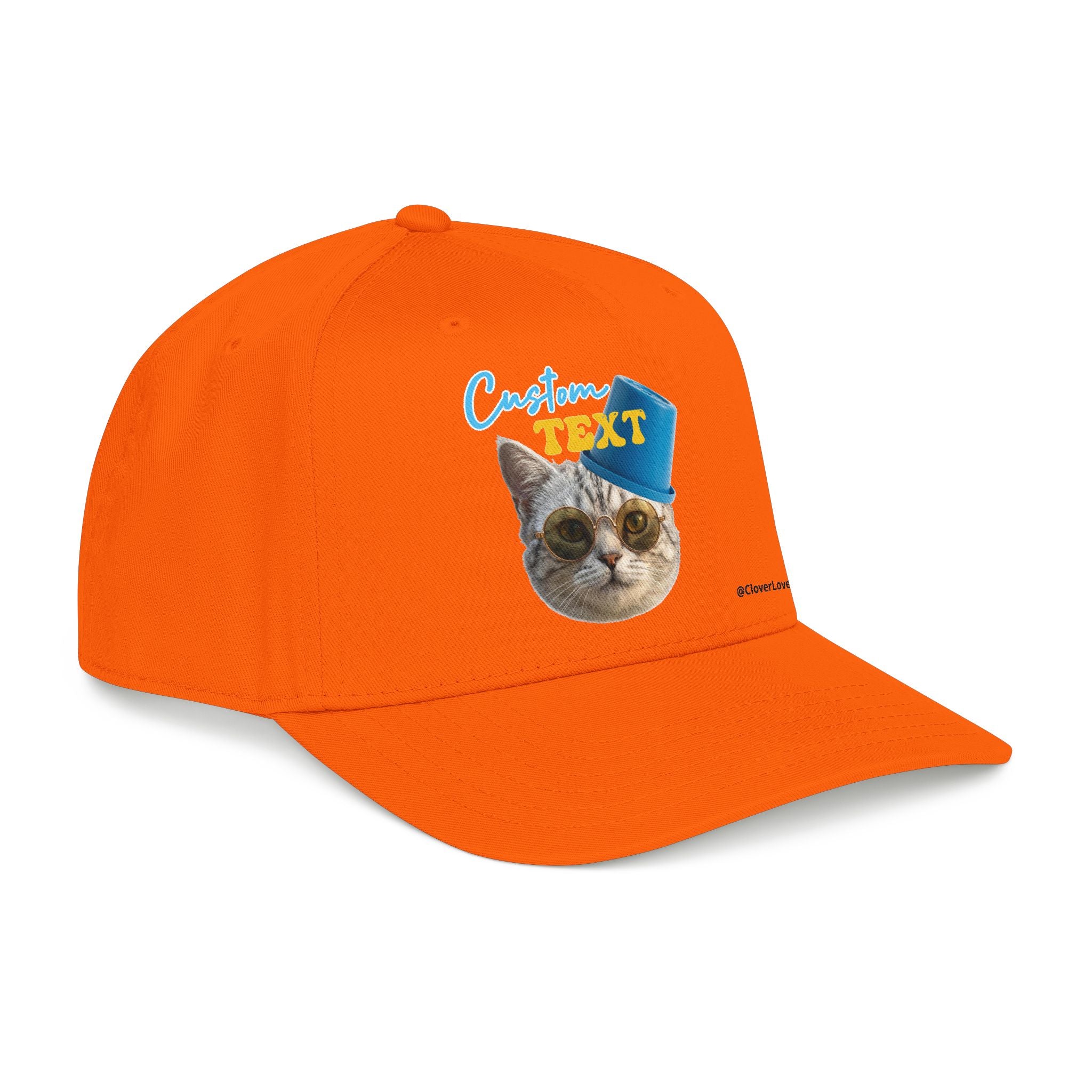 Funny Cat Photo Hat | Custom Pet Lover Baseball Cap
