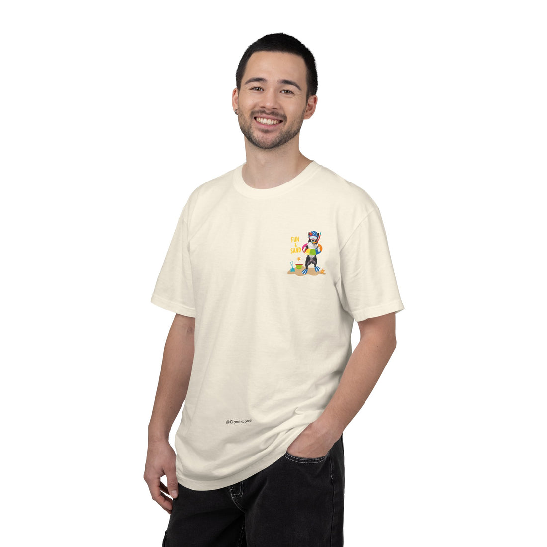 Custom Dog Summer T-Shirt - Funny Beach Diving Dog Tee, Dog Lover Gift