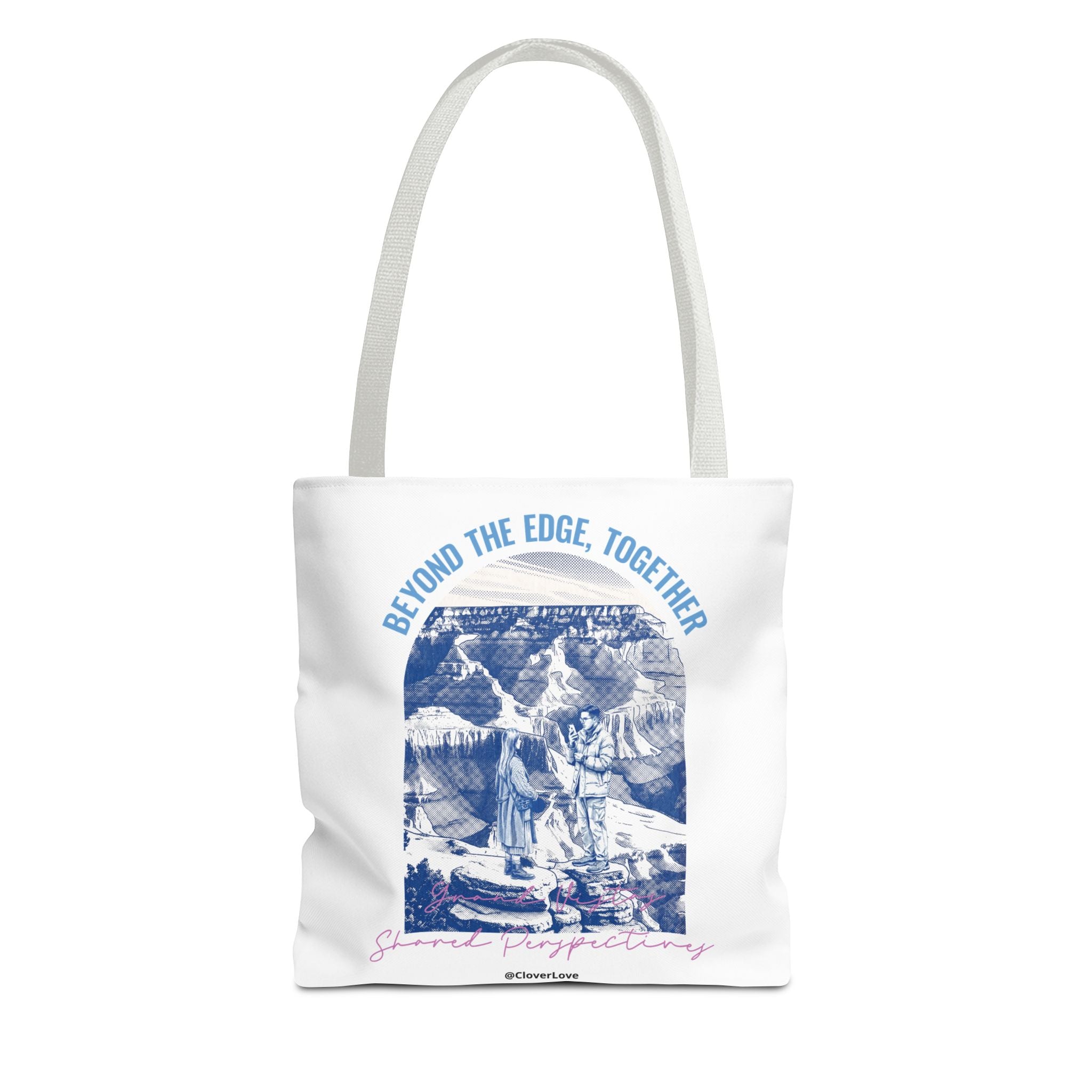 Beyond The Edge Travel Tote Bag | Grand Canyon Adventure Canvas Tote Bag for Travel Lovers