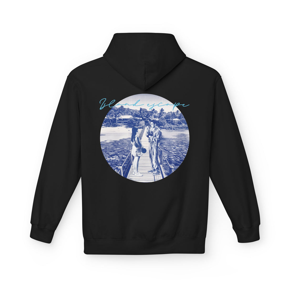 Tropical Vacation Hoodie | Romantic Beach Travel Graphic Sweatshirt