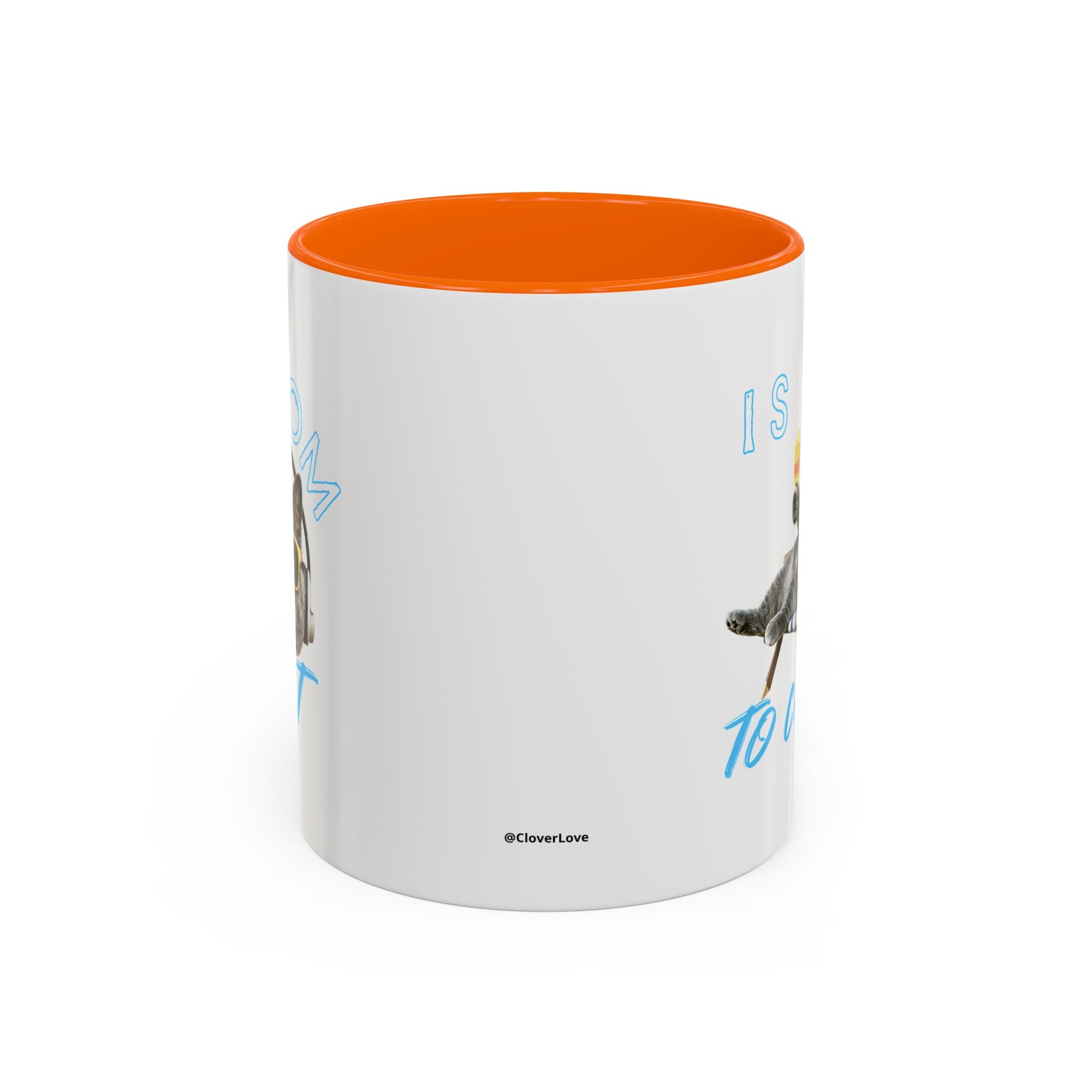 Chill Cat Sommerbecher | Personalisierte Katzenfoto-Kaffeetasse mit individuellem Text