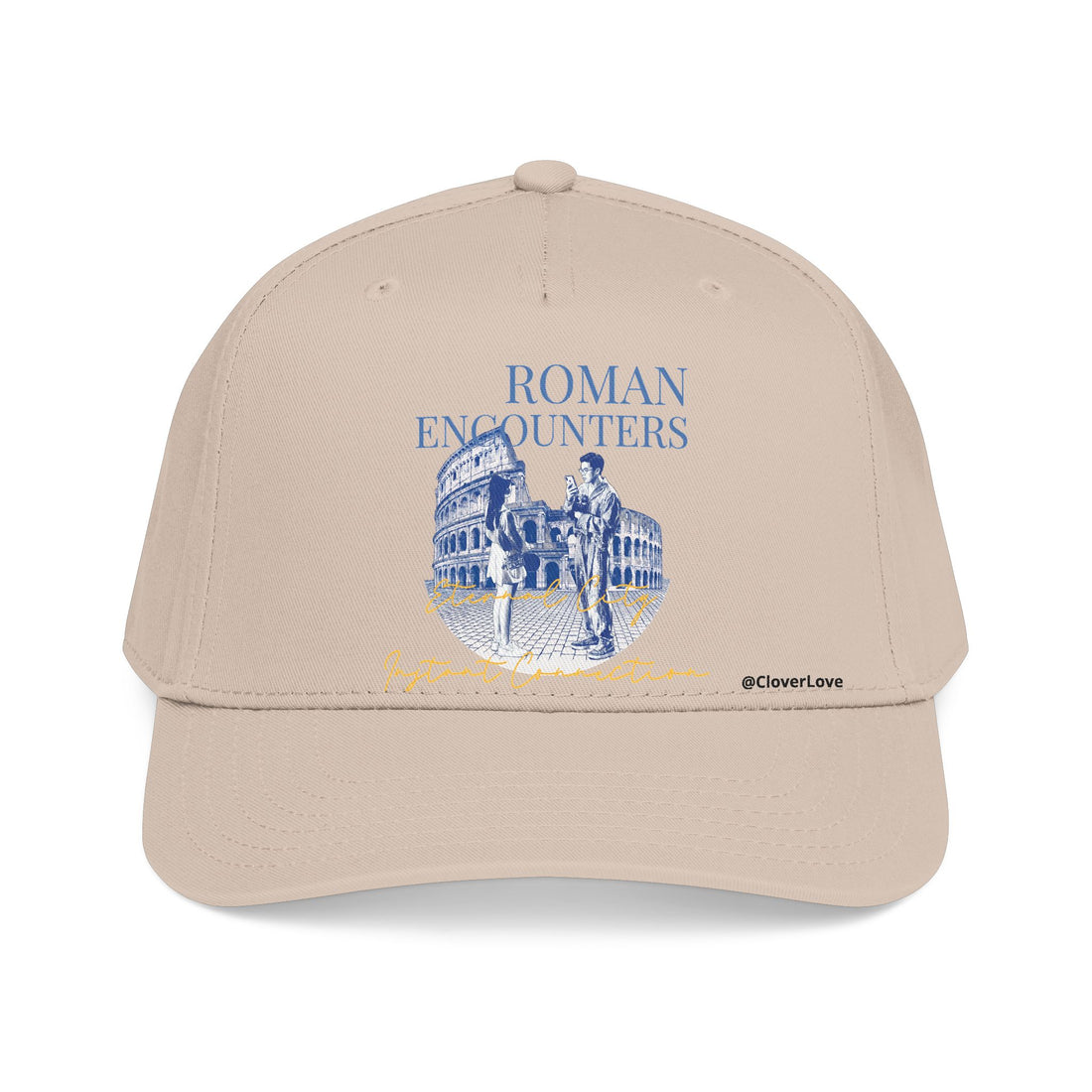 Rome Travel Hat - Colosseum Baseball Cap, European Adventure Dad Hat