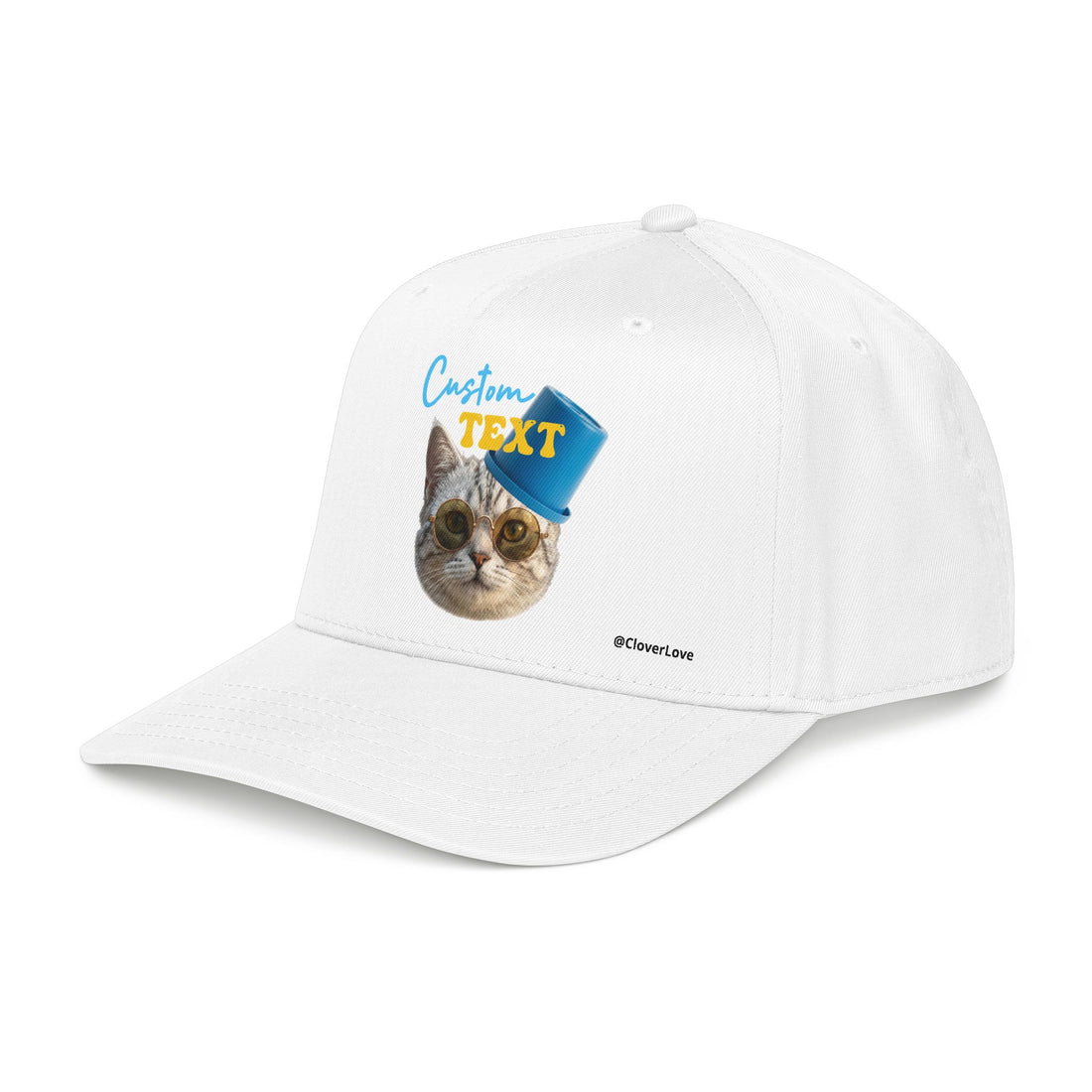 Funny Cat Photo Hat | Custom Pet Lover Baseball Cap