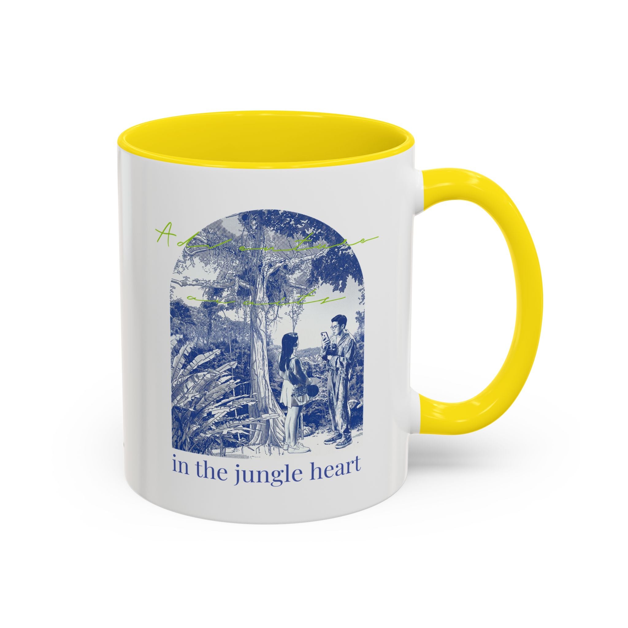 Jungle Adventure Travel Mug - Tropical Nature Coffee Cup for Explorers