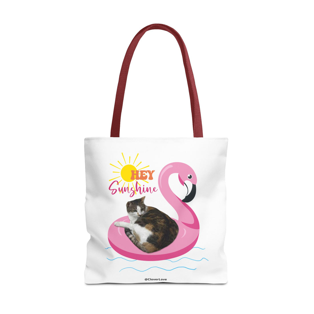 Custom Cat Tote Bag | Personalized Pet Photo Summer Bag