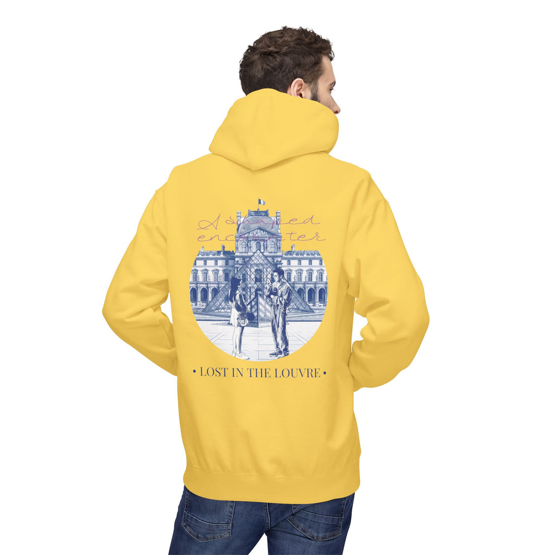 Lost In The Louvre Hoodie | Paris Travel Landmark Sweatshirt