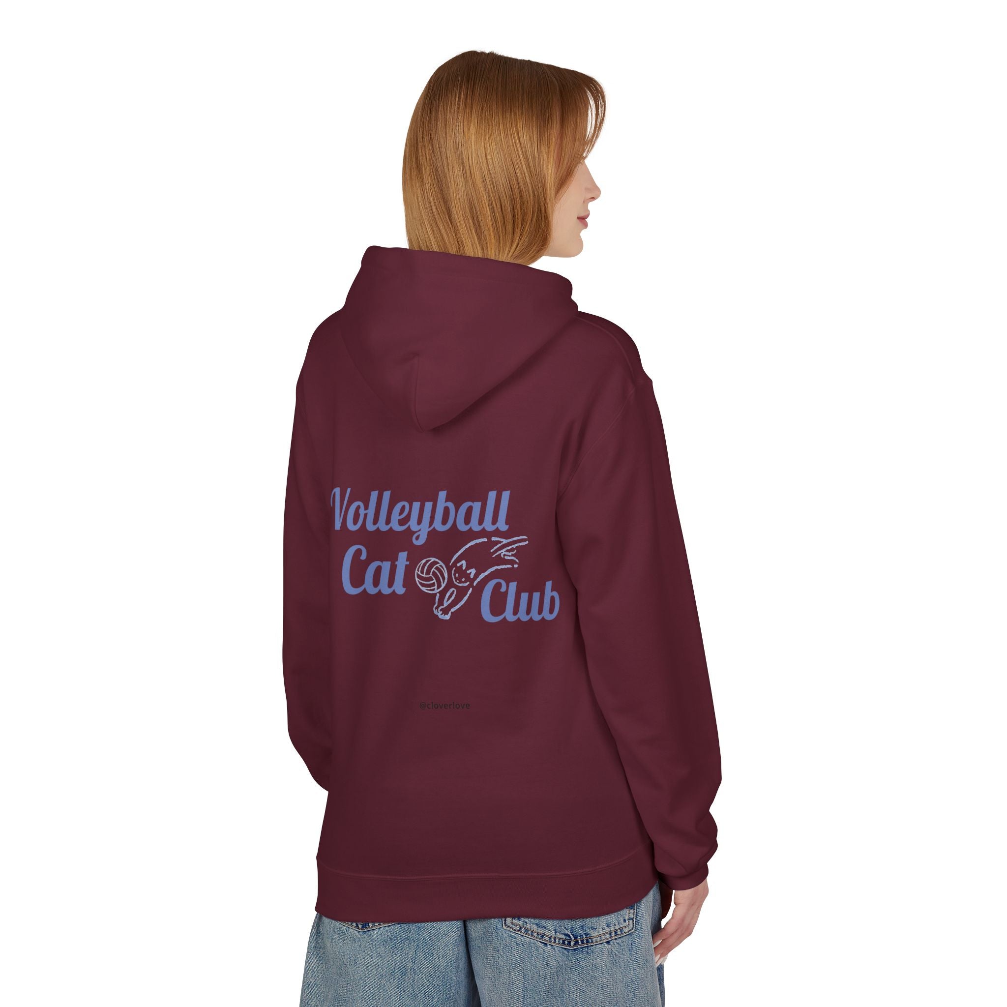 VC7, Catch the Echo Hoodie — Ocean Cat Adventure Graphic Hoodie