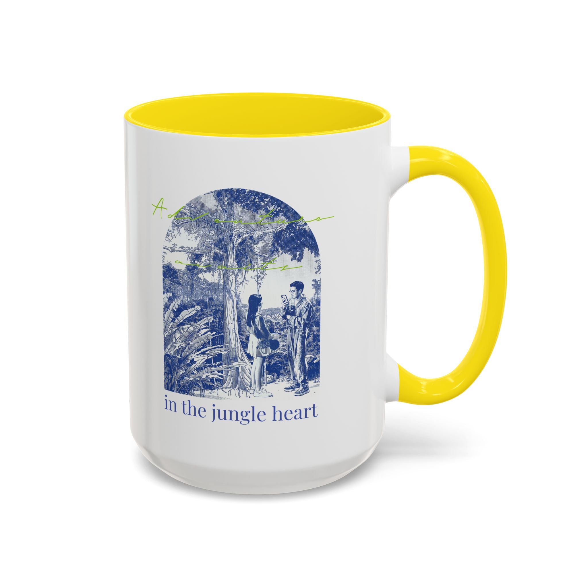 Jungle Adventure Travel Mug - Tropical Nature Coffee Cup for Explorers