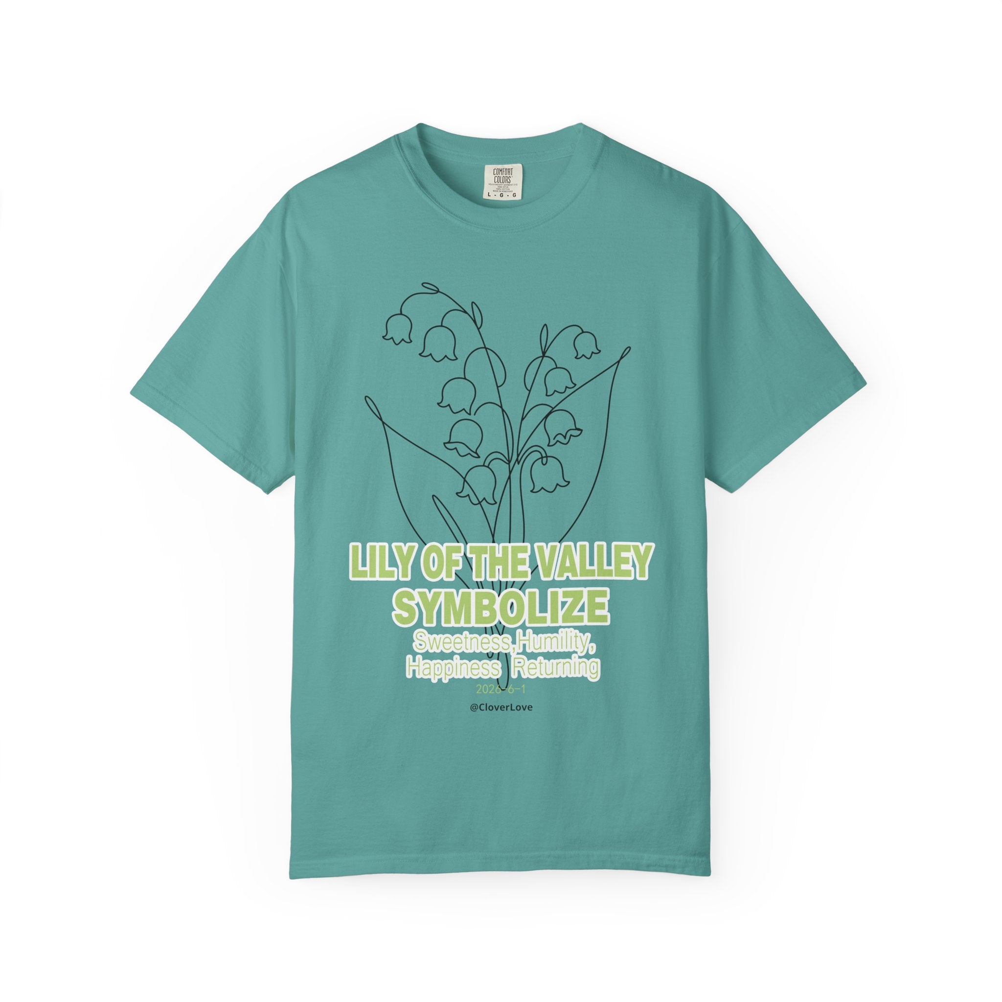 Lily of the Valley Flower T-Shirt - Botanical Graphic Shirt for Flower Lovers