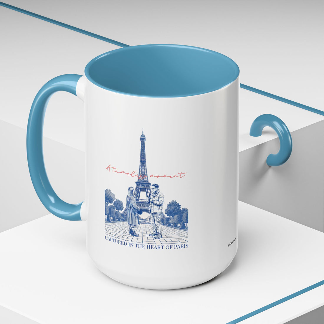 Paris Travel Memory Mug - Eiffel Tower Coffee Cup for Travelers