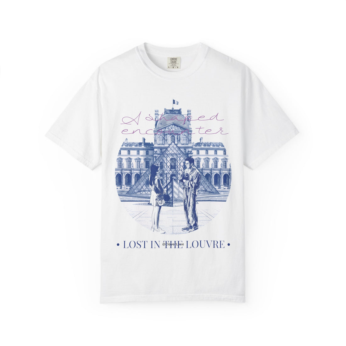 Custom Paris Louvre Travel T-Shirt - Vintage France Vacation Gift