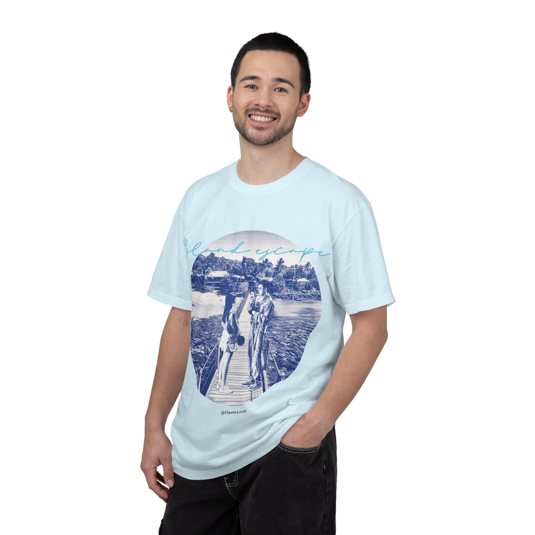 Custom Tropical Travel T-Shirt - Vintage Beach Adventure Tee, Travel Lover Gift