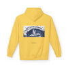 Katzen-Surf-Abenteuer Hoodie | Vintage Meeres-Grafik Sweatshirt