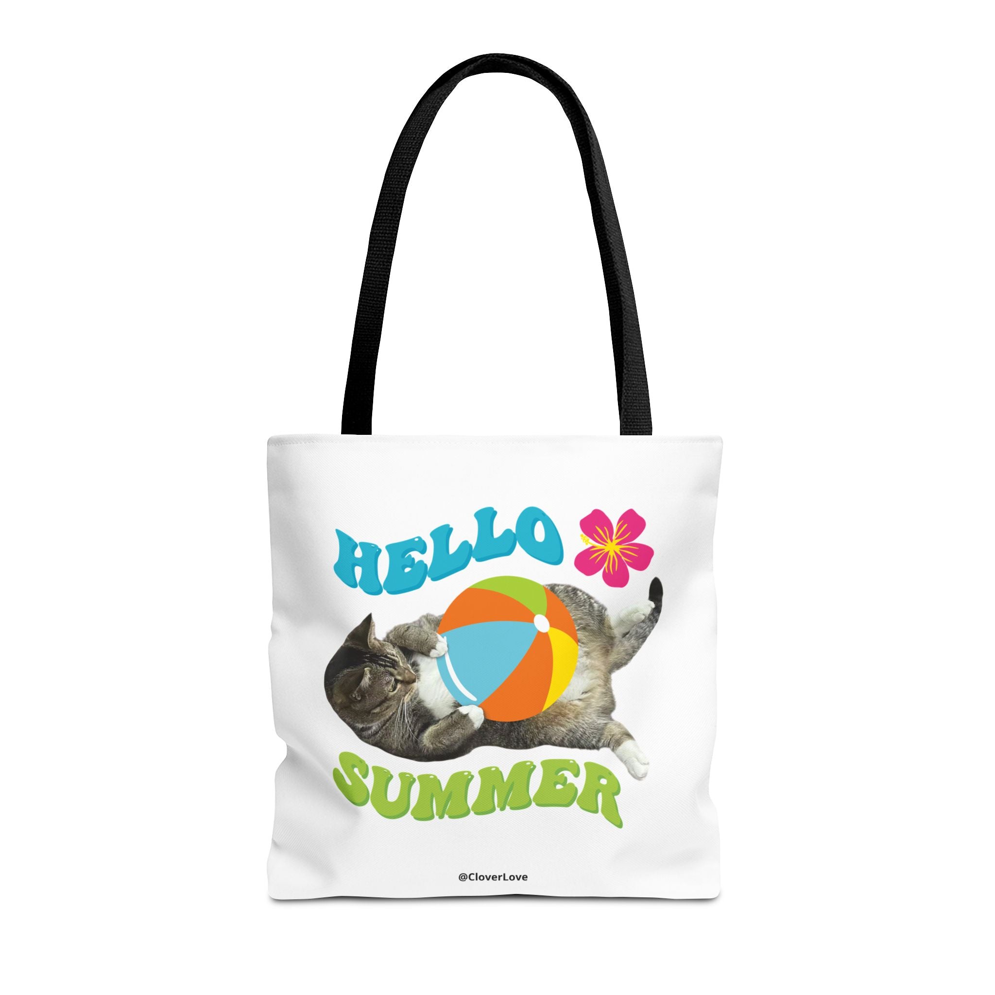 Custom Cat Tote Bag | Personalized Pet Photo Canvas Bag