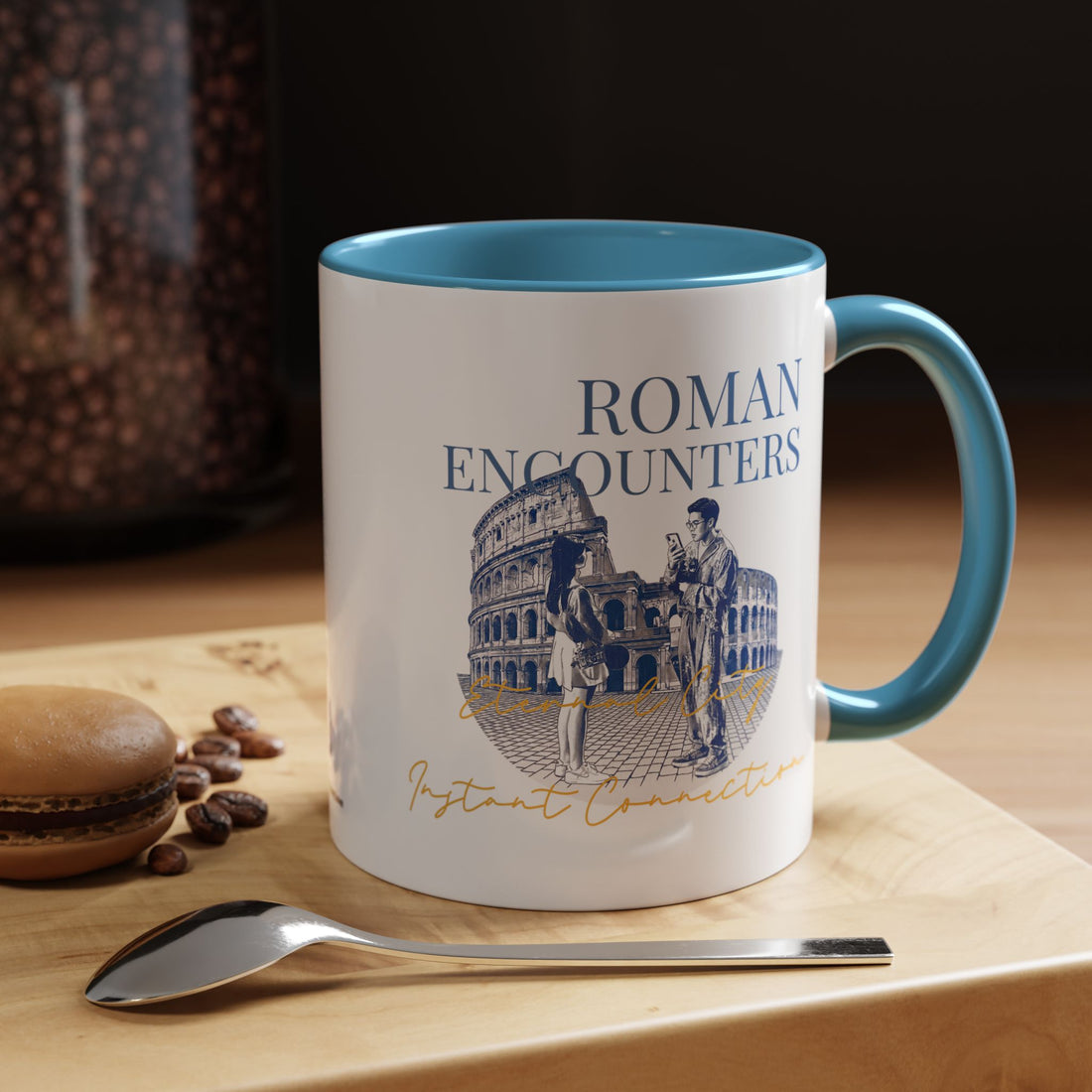 Rome Travel Memory Mug - Colosseum Coffee Cup for Travelers