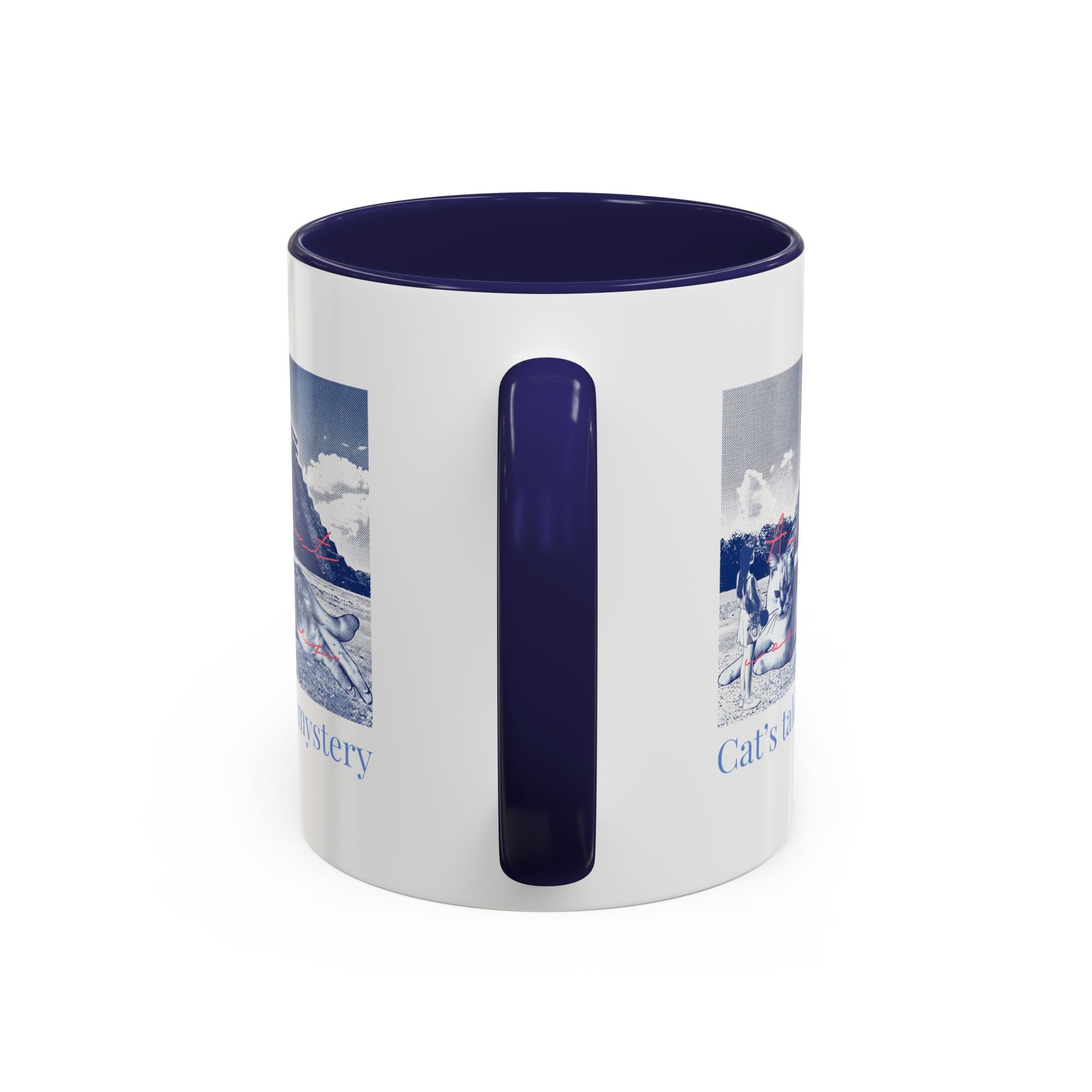 Chichen Itza Cat Travel Mug - Mexico Landmark Coffee Cup for Cat Lovers