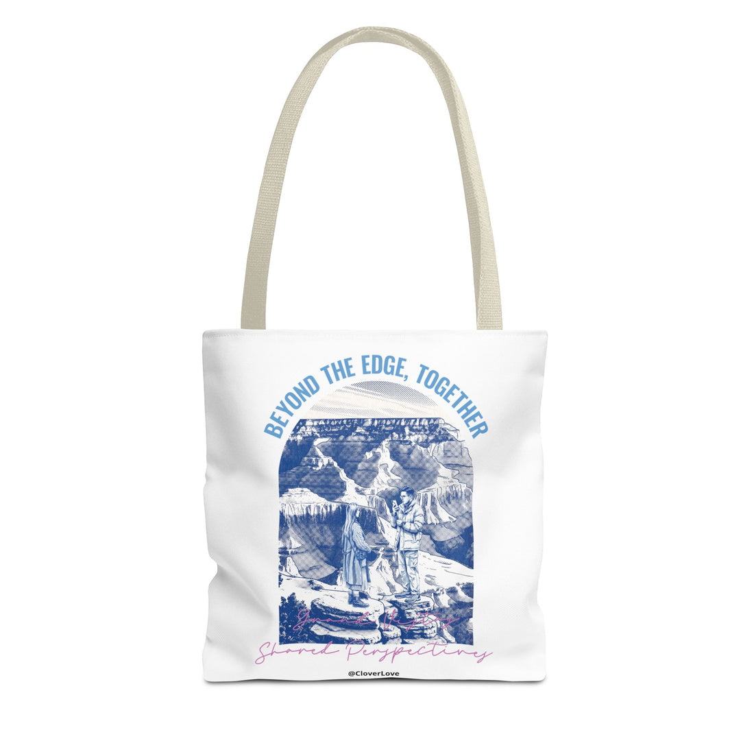 Beyond The Edge Travel Tote Bag | Grand Canyon Adventure Canvas Tote Bag for Travel Lovers