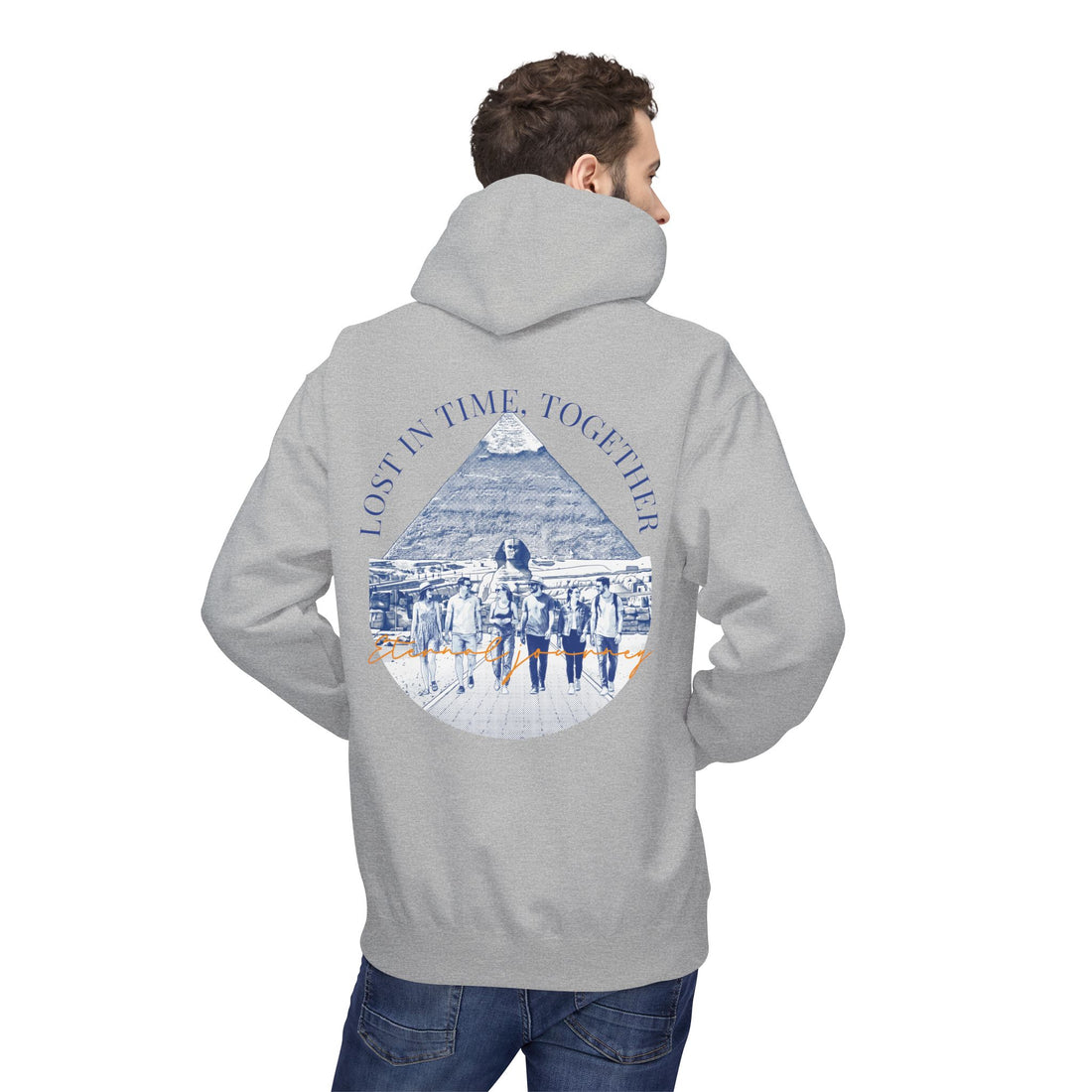 Egypt Landmark Hoodie | Vintage Pyramid Travel Sweatshirt