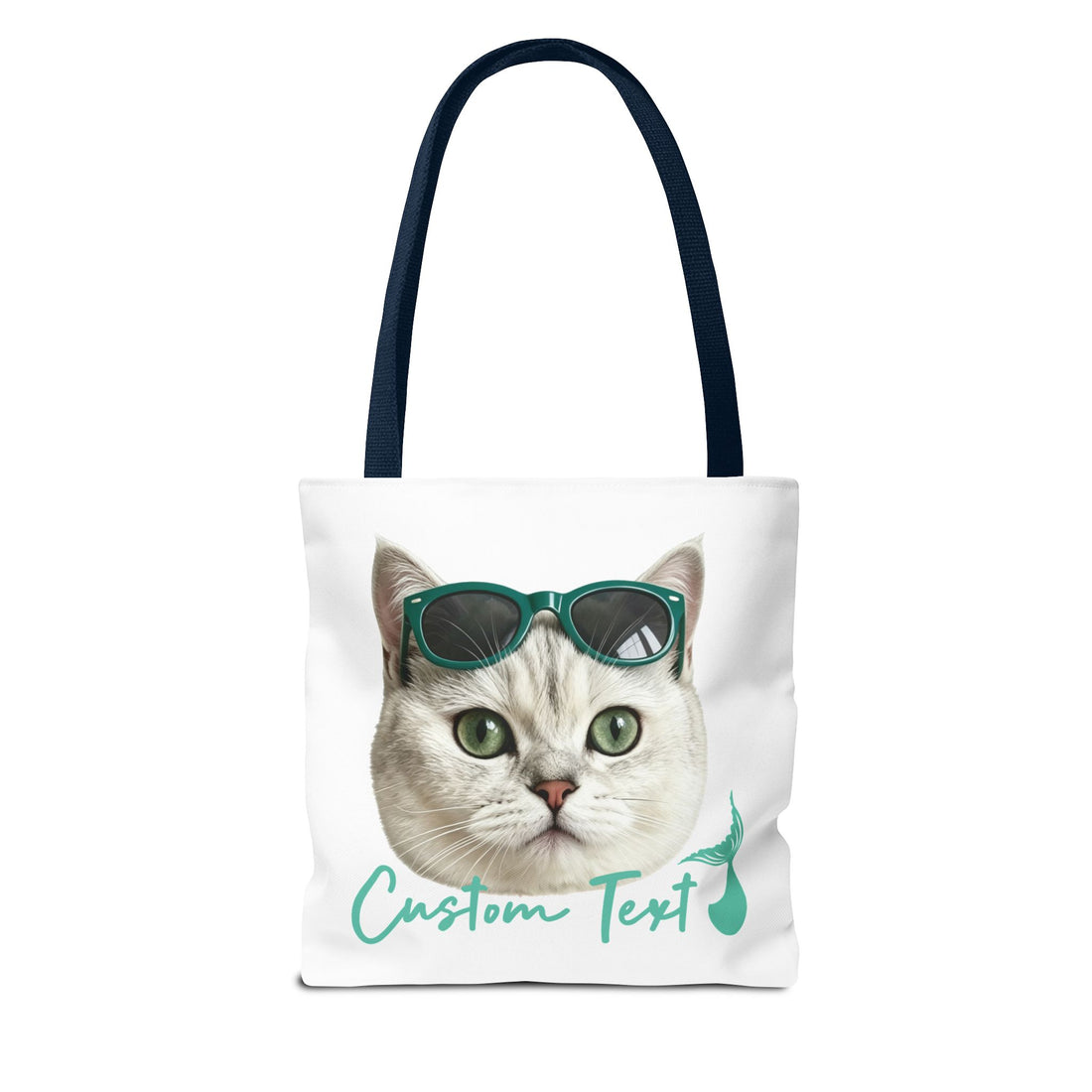 Custom Cat Tote Bag | Personalized Cat Photo Summer Canvas Bag