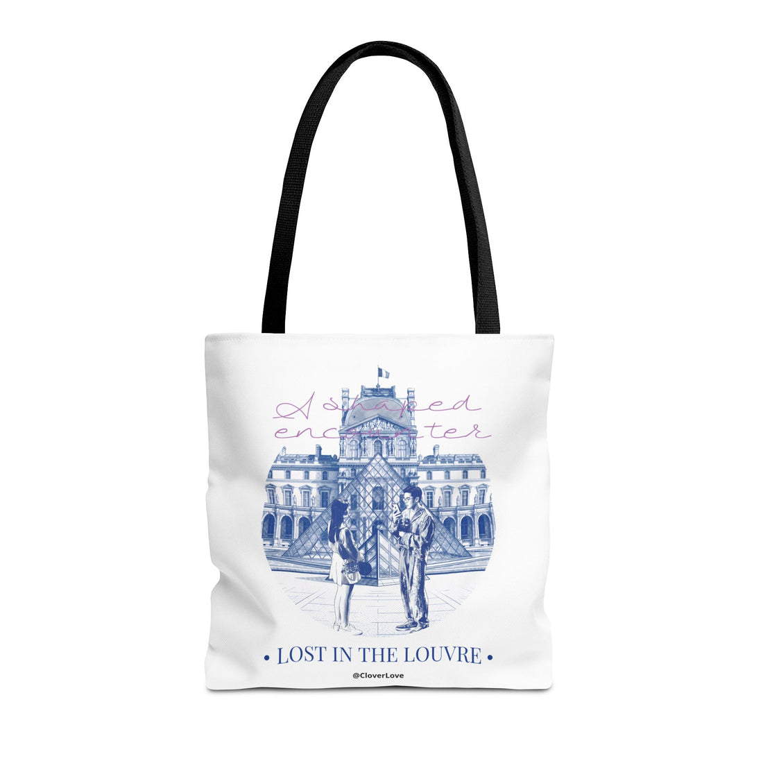 Louvre Paris Tote Bag | Vintage Museum Travel Canvas Bag