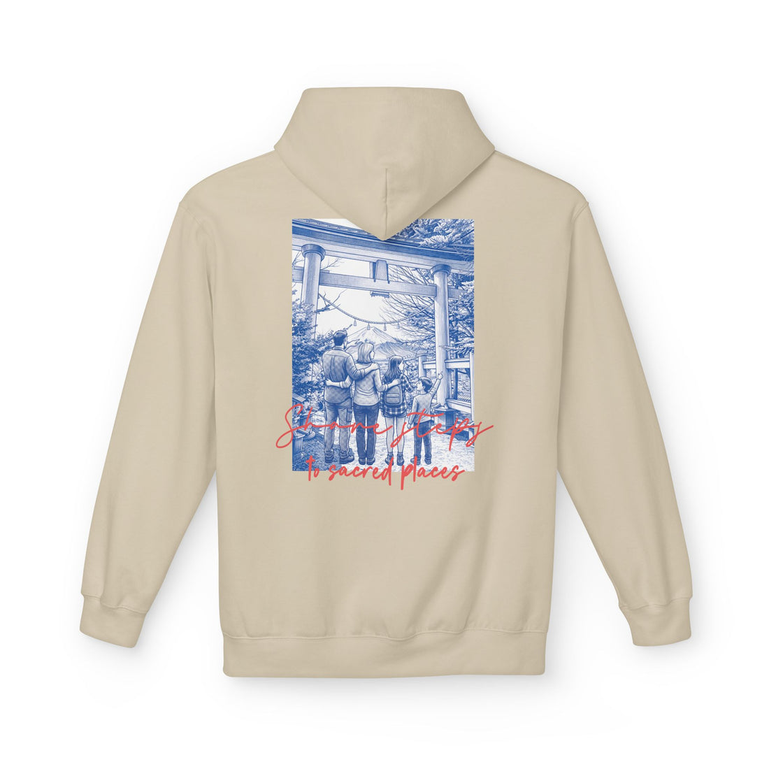 Sacred Places Hoodie | Vintage Travel Landmark Sweatshirt