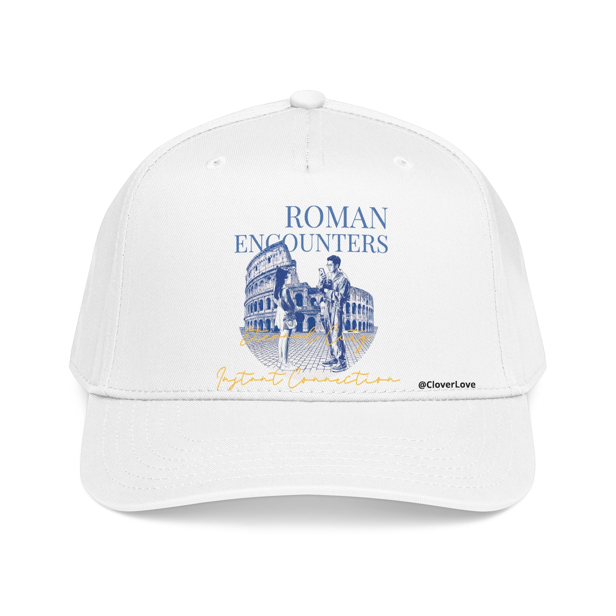 Rome Travel Hat - Colosseum Baseball Cap, European Adventure Dad Hat
