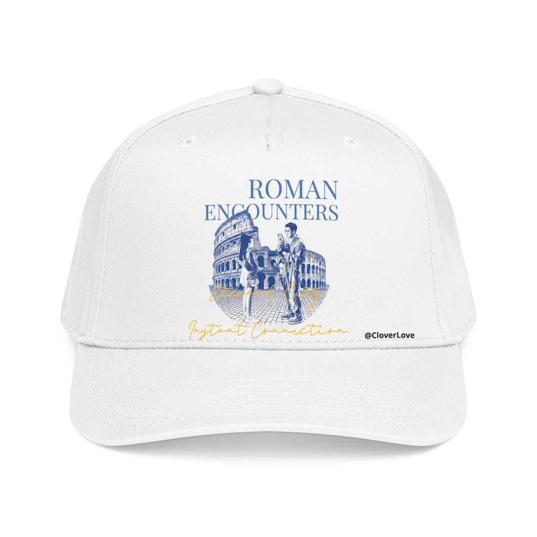 Rome Travel Hat - Colosseum Baseball Cap, European Adventure Dad Hat