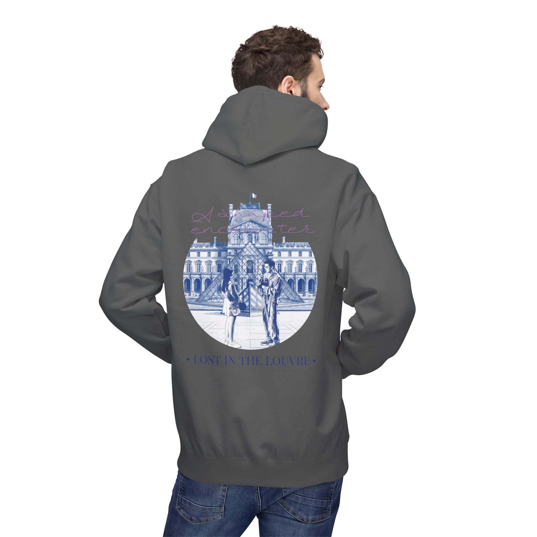 Lost In The Louvre Hoodie | Paris Travel Landmark Sweatshirt