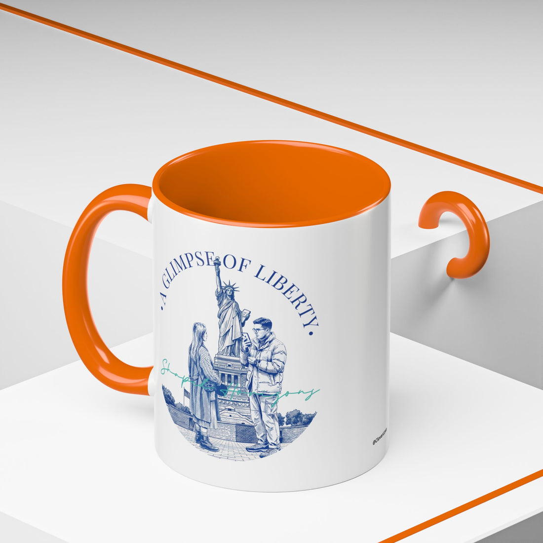 Statue of Liberty Travel Mug - New York Landmark Coffee Cup