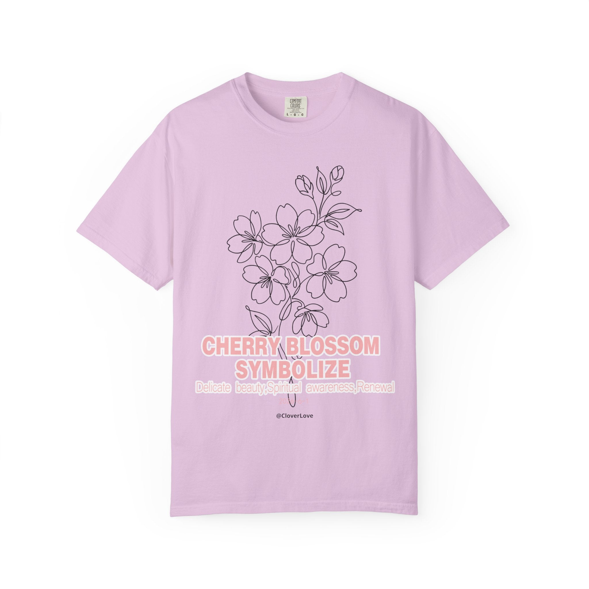Cherry Blossom Flower T-Shirt - Sakura Botanical Graphic Shirt