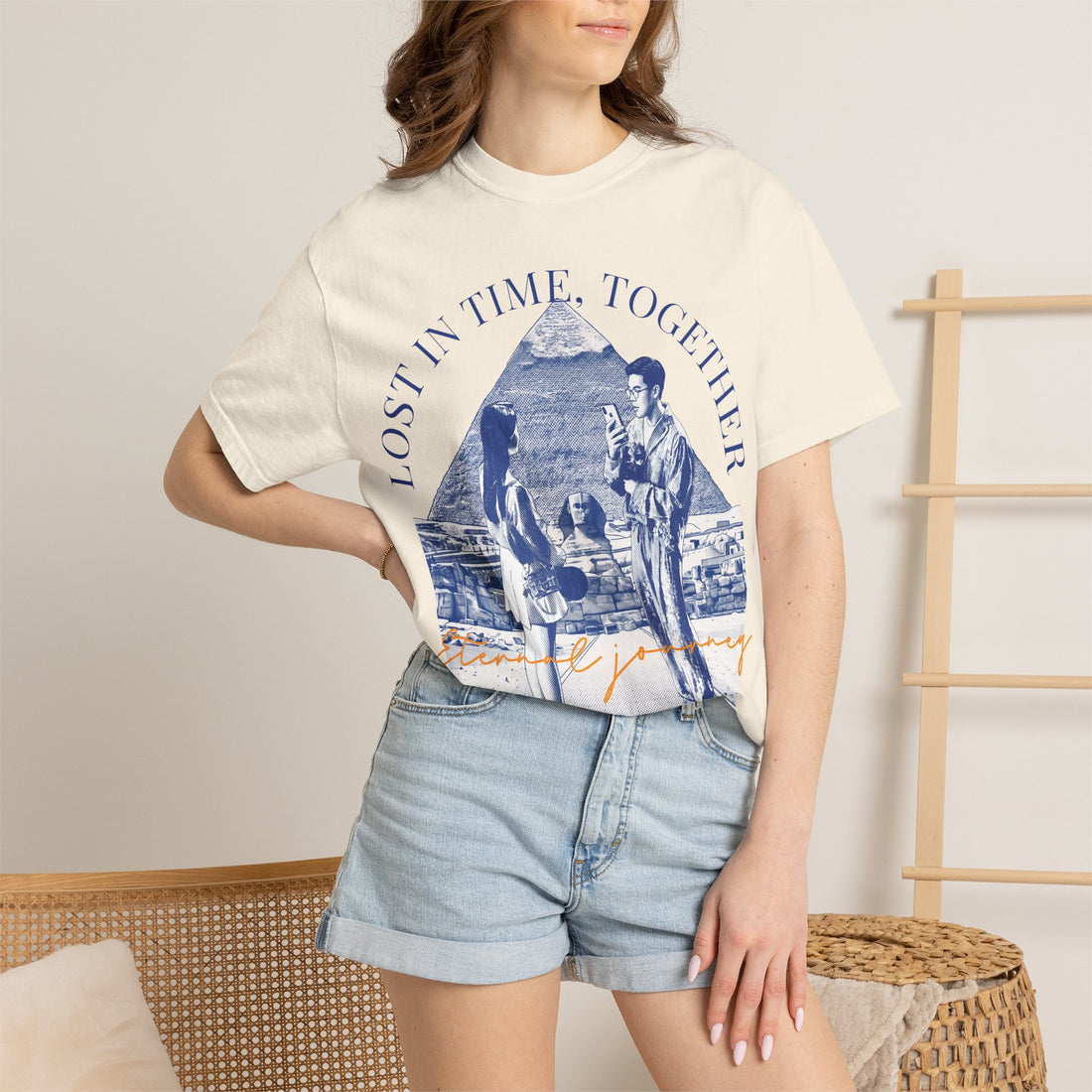 Custom Travel Memory T-Shirt - Vintage Landmark Adventure Tee, Unique Vacation Gift