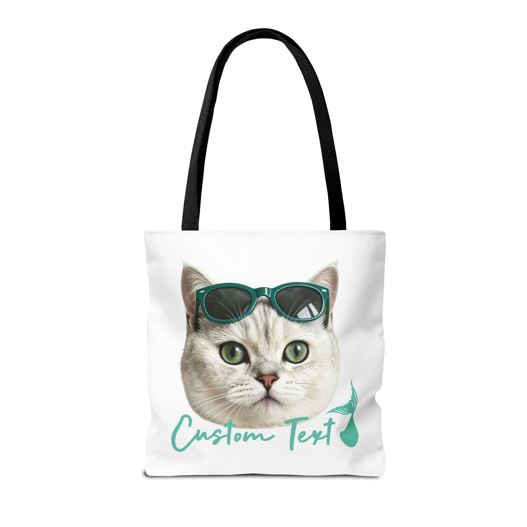 Custom Cat Tote Bag | Personalized Cat Photo Summer Canvas Bag