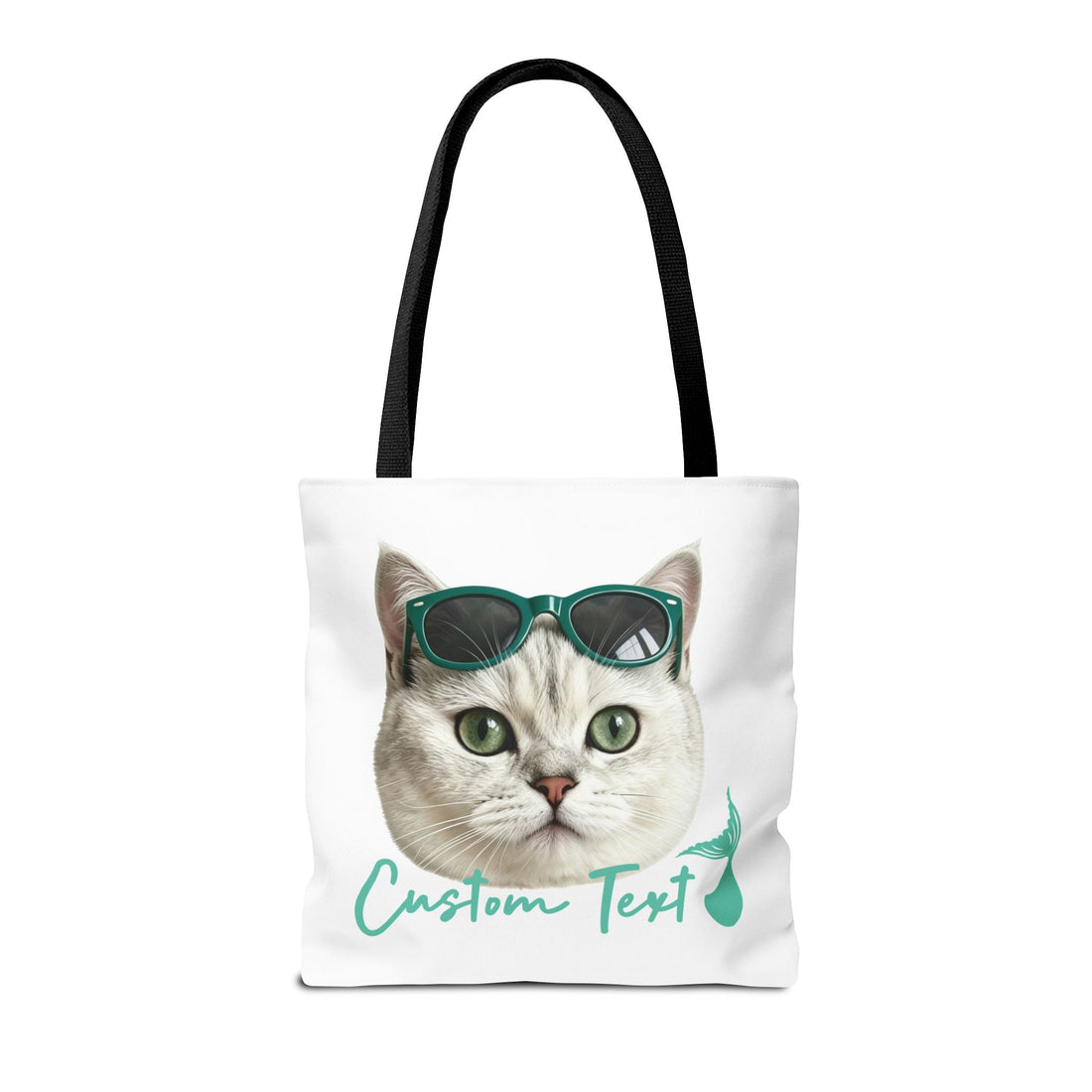 Custom Cat Tote Bag | Personalized Cat Photo Summer Canvas Bag
