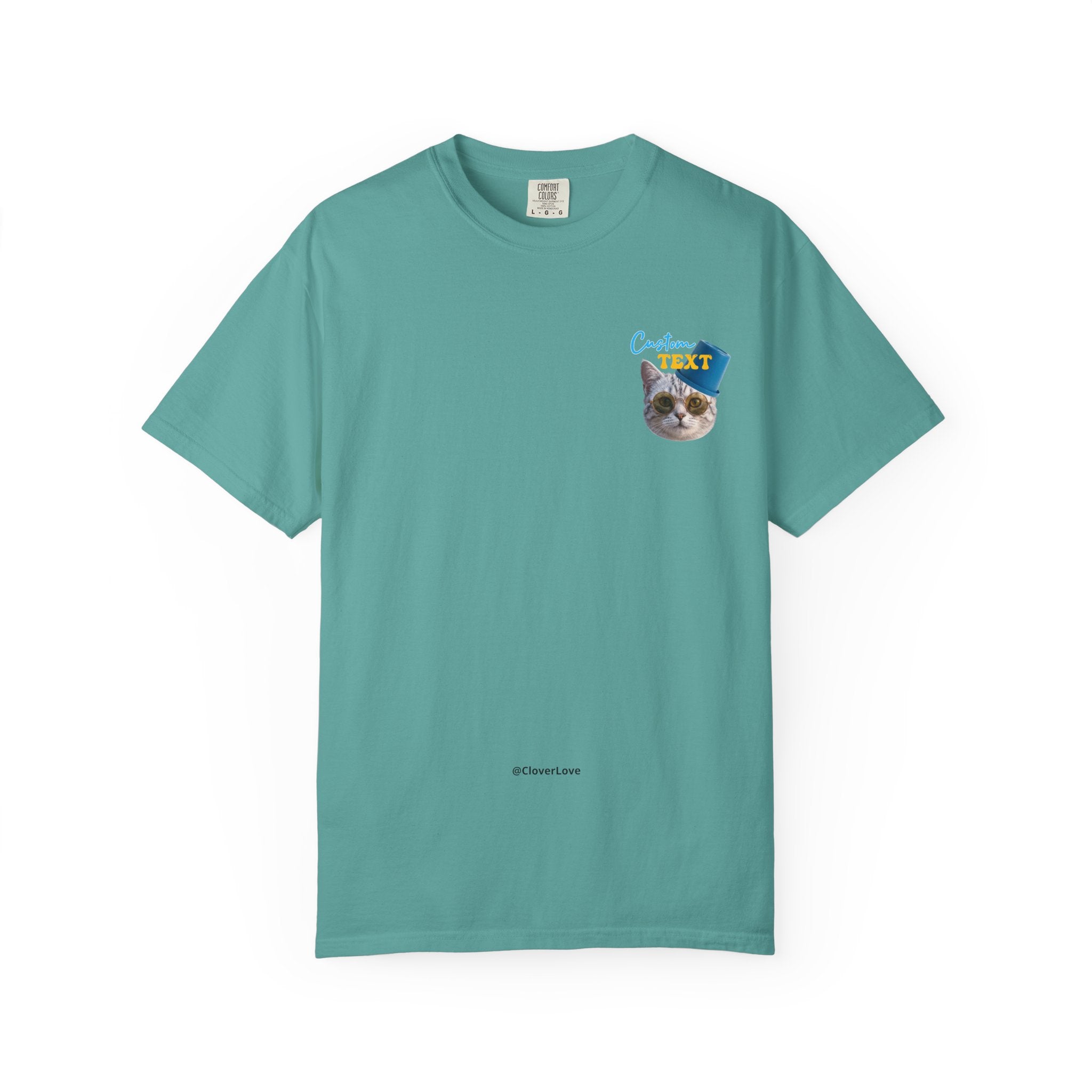 Custom Cat Summer T-Shirt - Funny Beach Cat Tee, Cat Lover Gift
