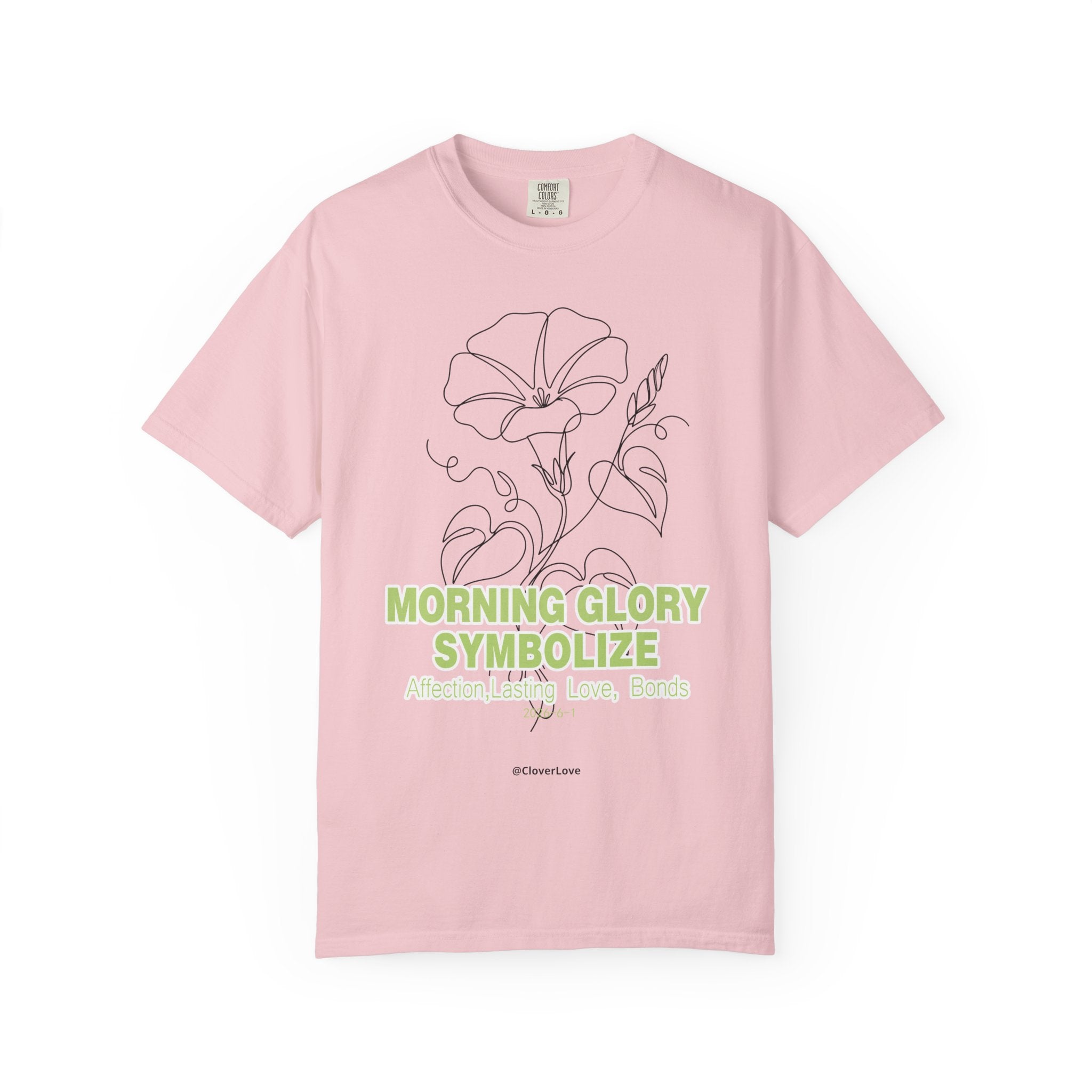Morning Glory Flower T-Shirt - Botanical Graphic Shirt for Flower Lovers