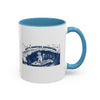Cat's Surfing Adventure Ocean Wave Mug - Cute Cat Lover Coffee Cup