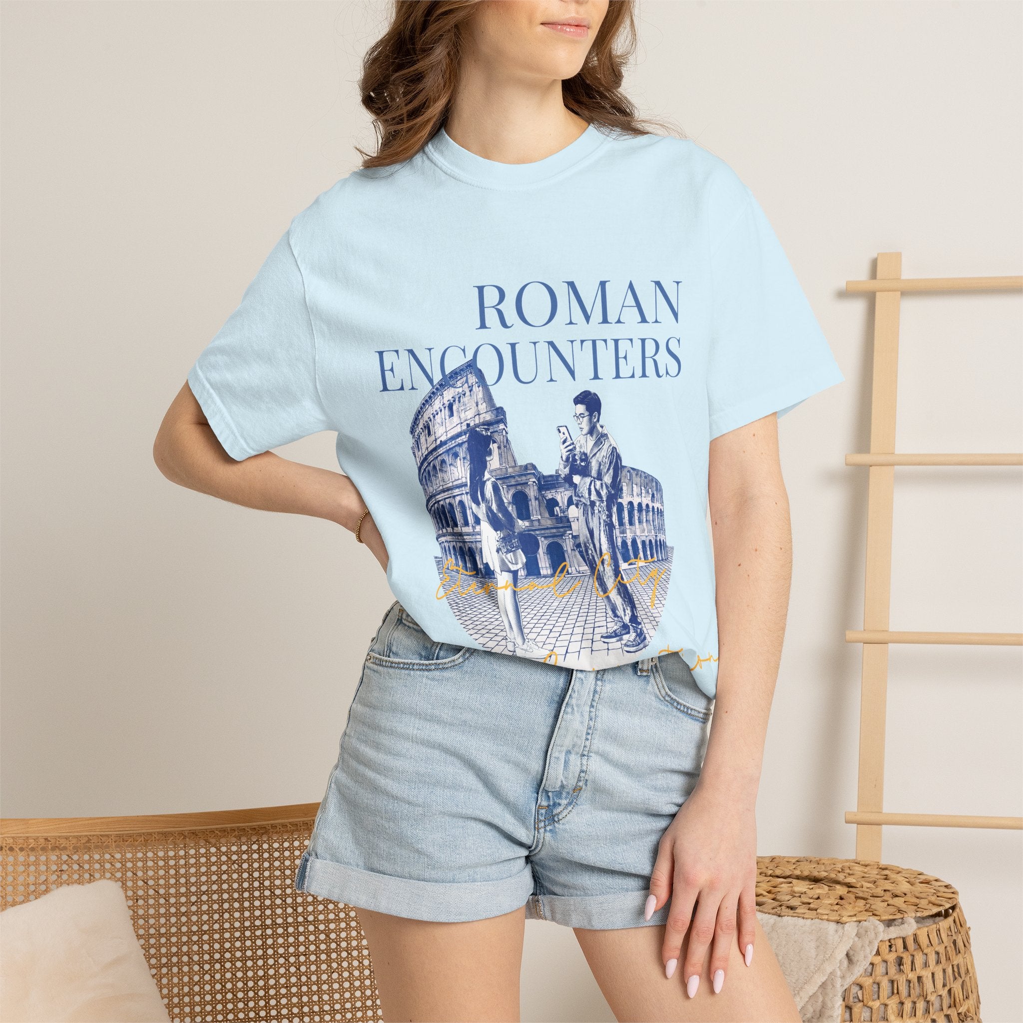 Custom Rome Colosseum Travel T-Shirt - Vintage Vacation Gift