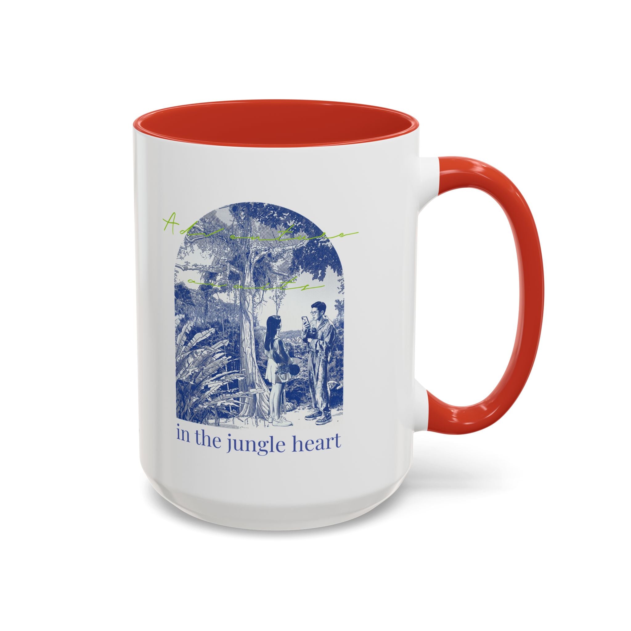 Jungle Adventure Travel Mug - Tropical Nature Coffee Cup for Explorers