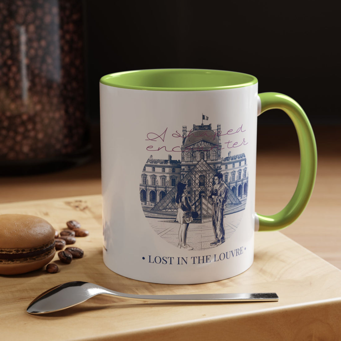 Louvre Paris Travel Mug - Art Museum Coffee Cup for Travelers